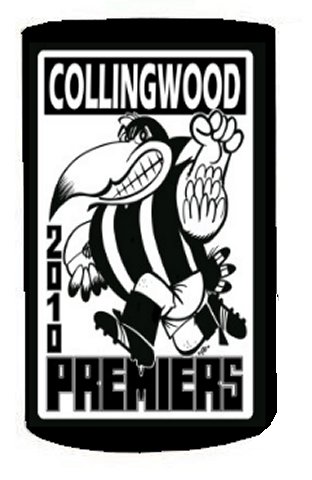 2010 Collingwood Prem Stubby Holder FREE POST WITHIN AUSTRALIA